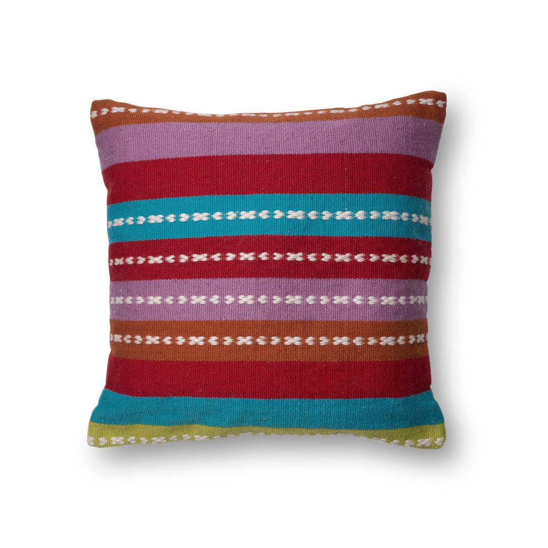 Multi Colored Indoor/Outdoor Pillow by Loloi