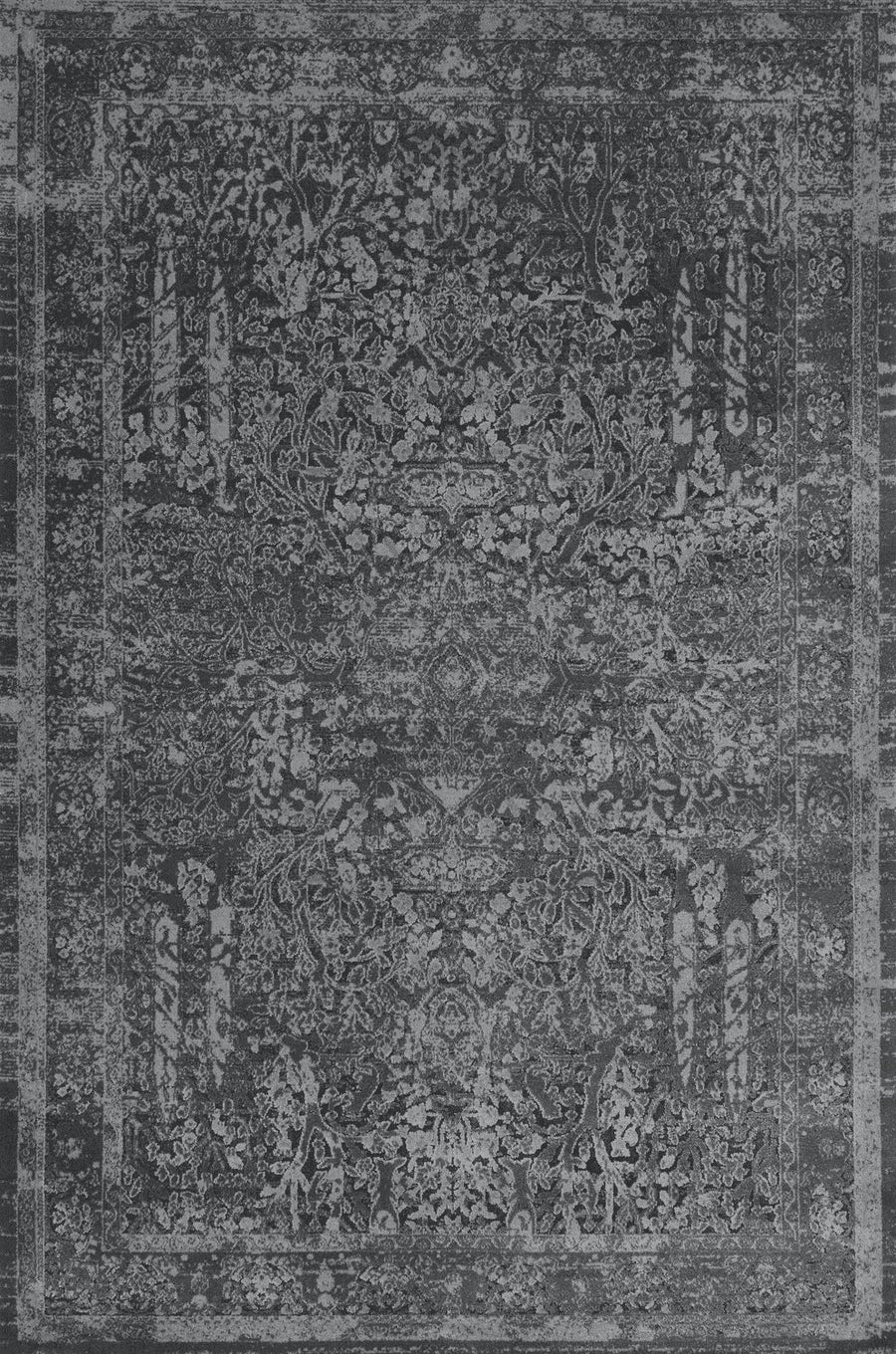 Everly Power Loomed Grey / Grey Rug Flatshot Image