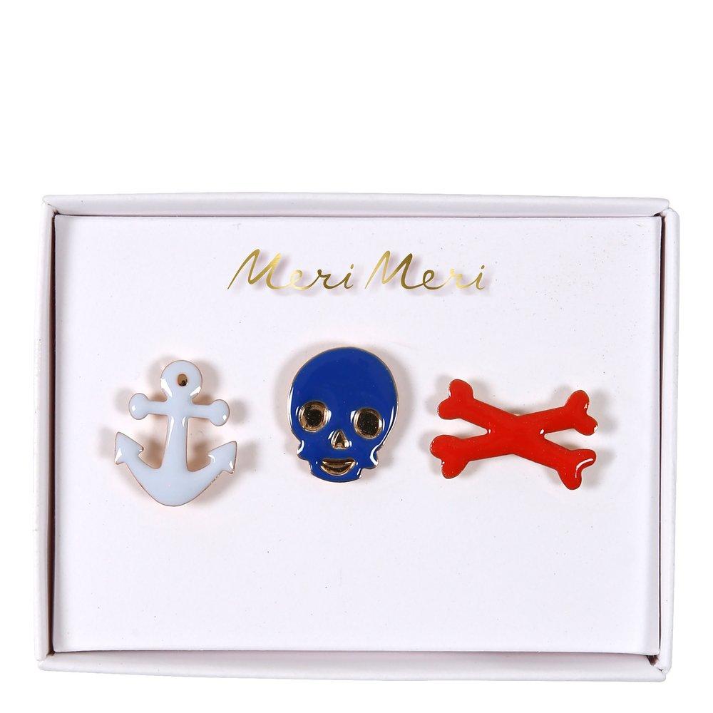 Pirate Enamel Lapel Pins
