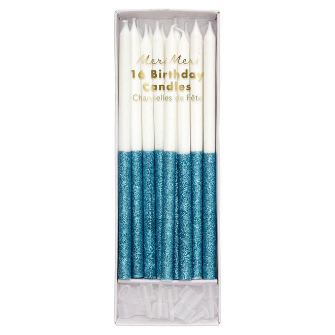 Glitter Dipped Candles