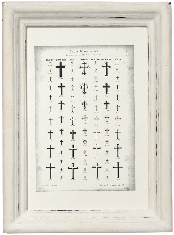wooden white frame narrow small design by puebco 2
