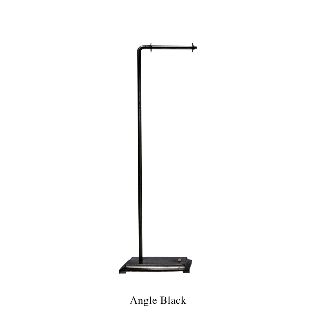 toilet paper holder angle black design by puebco 2