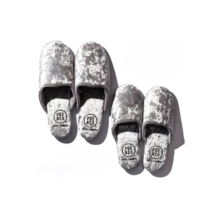 velvet slipper large silver design by puebco 5