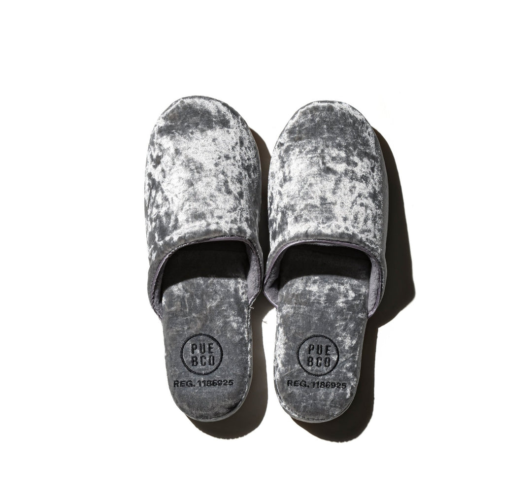 velvet slipper large silver design by puebco 3