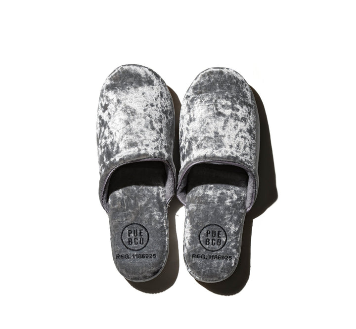 velvet slipper large silver design by puebco 3