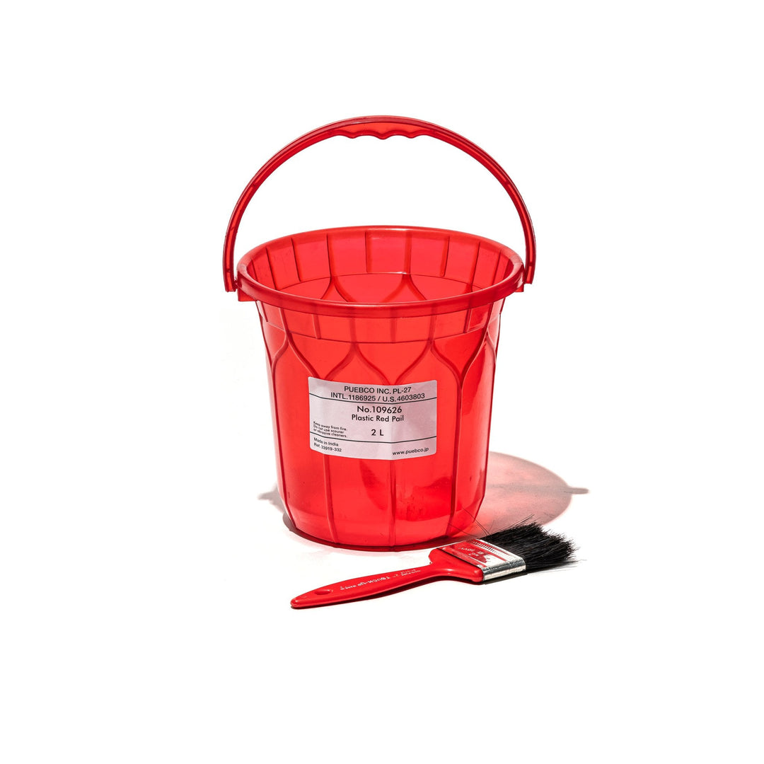 plastic red pail 3