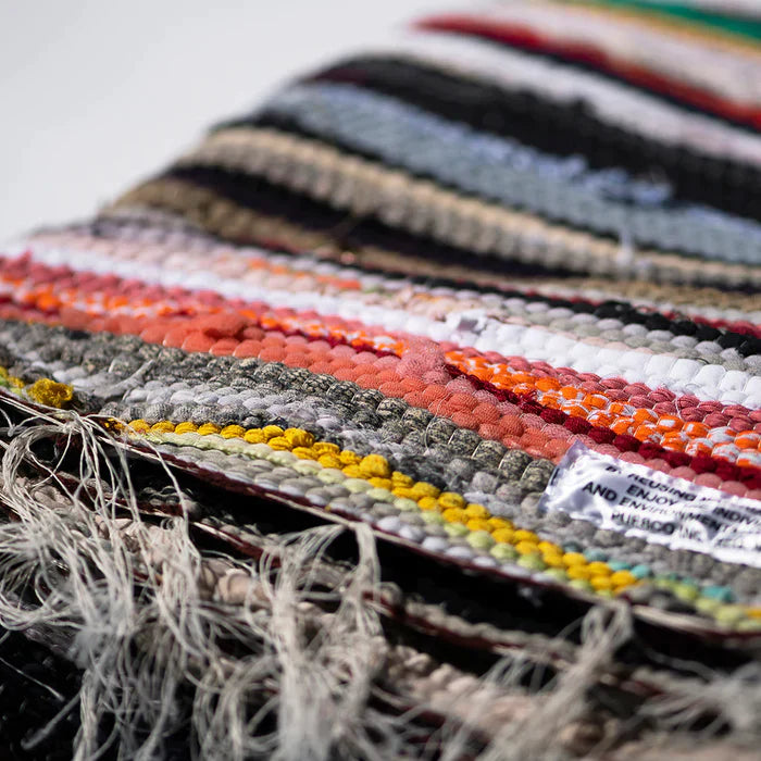 Scrap Fabric Rug By Puebco 110370 5