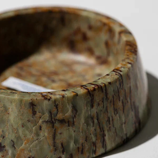 Marble Pet Bowl By Puebco 110394 6