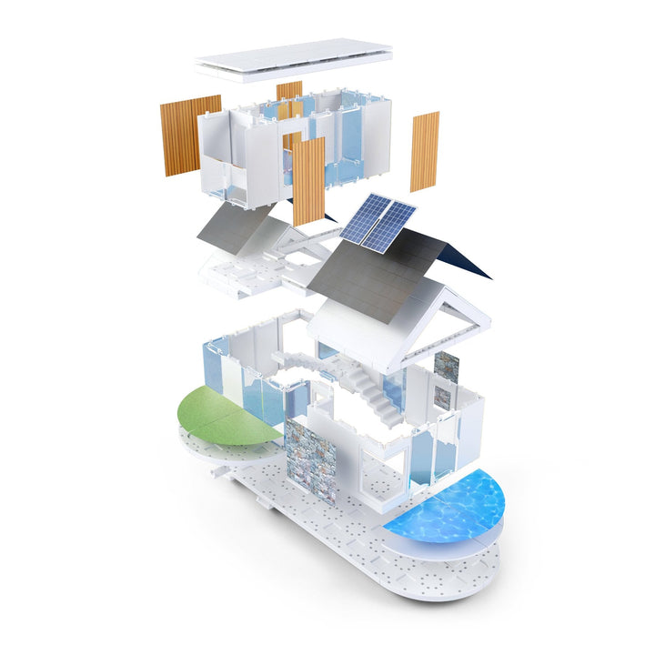 go plus 2 0 kids architect scale model house building kit by arckit 4