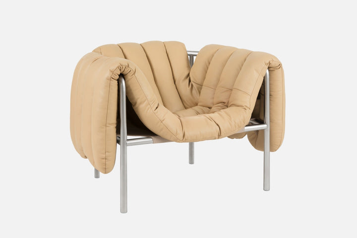 puffy sand leather lounge chair bu hem 20196 3