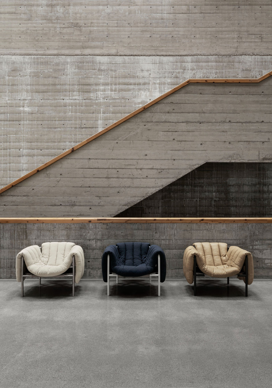 puffy sand leather lounge chair bu hem 20196 6