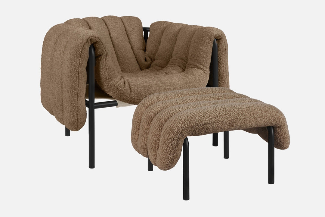 puffy sawdust lounge chair ottoman bu hem 20320 1