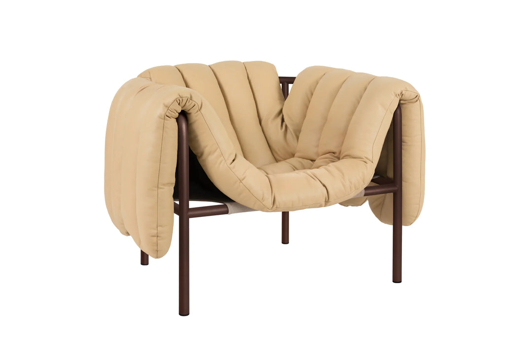 puffy sand leather lounge chair bu hem 20196 9