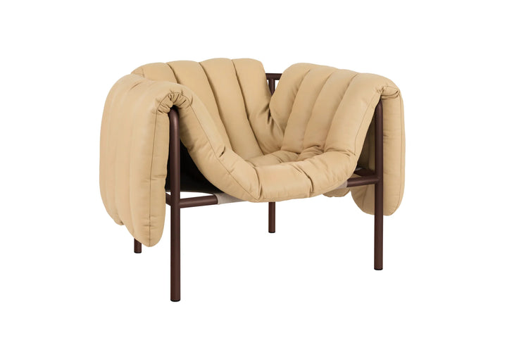 puffy sand leather lounge chair bu hem 20196 9