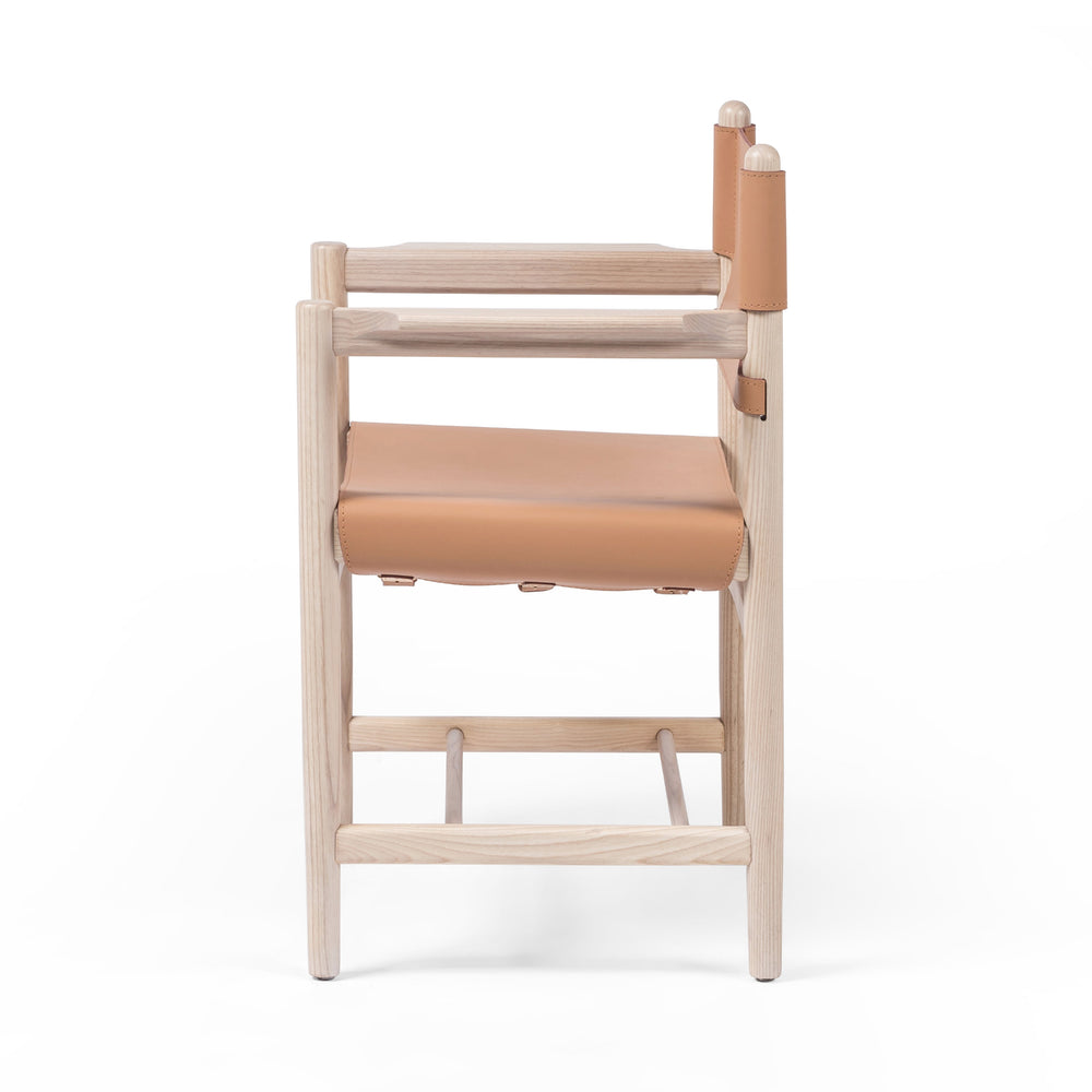 Parsal Dining Chair Nude Leather Blend By Bd Studio 225869 001 Open Box 3