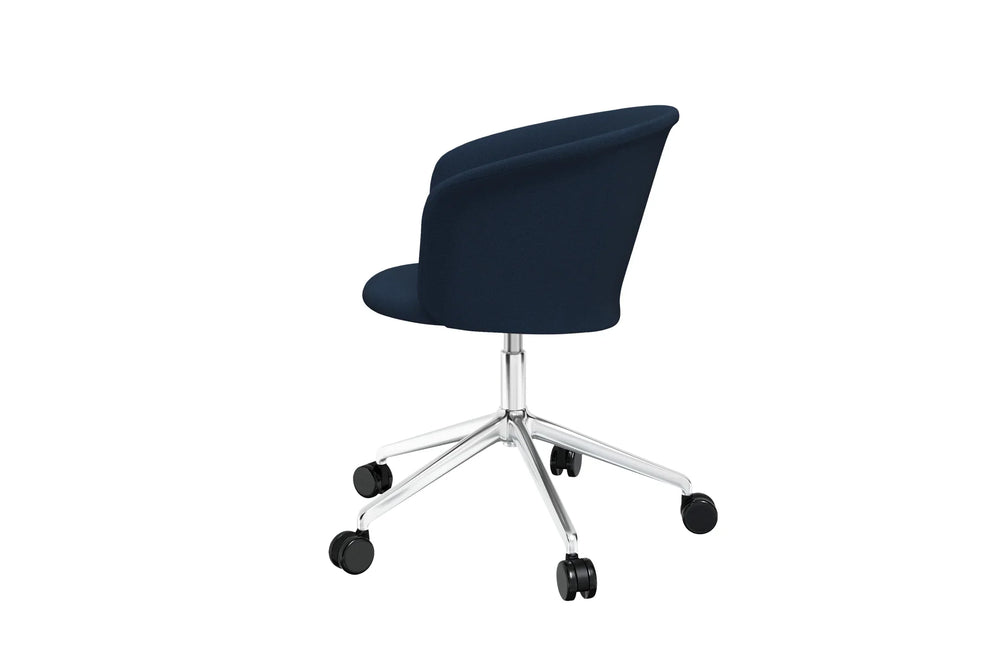 Kendo Dark Blue Swivel Chair 5 Star 4