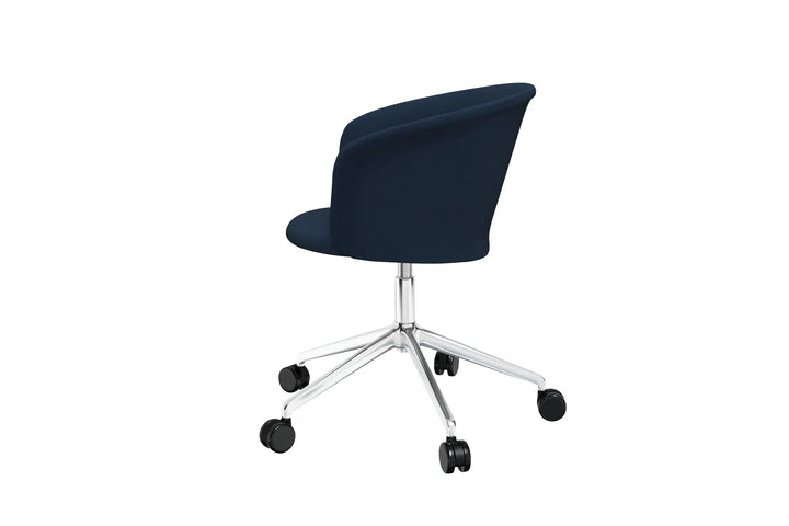 Kendo Dark Blue Swivel Chair 5 Star 4