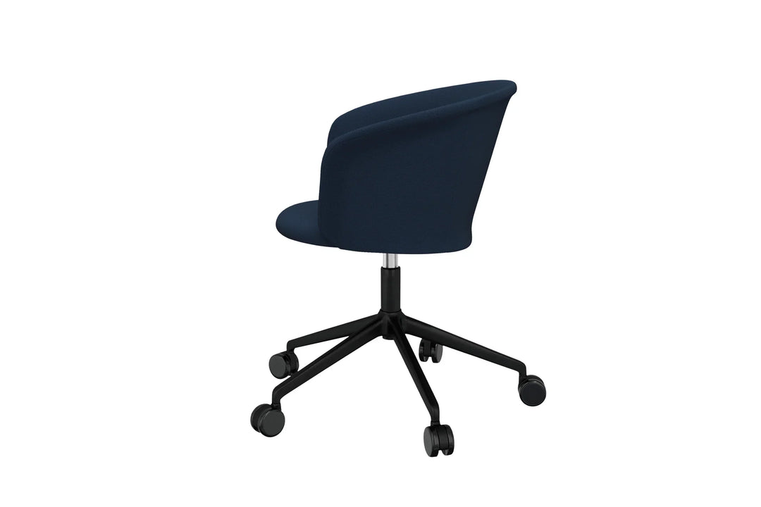 Kendo Dark Blue Swivel Chair 5 Star 3