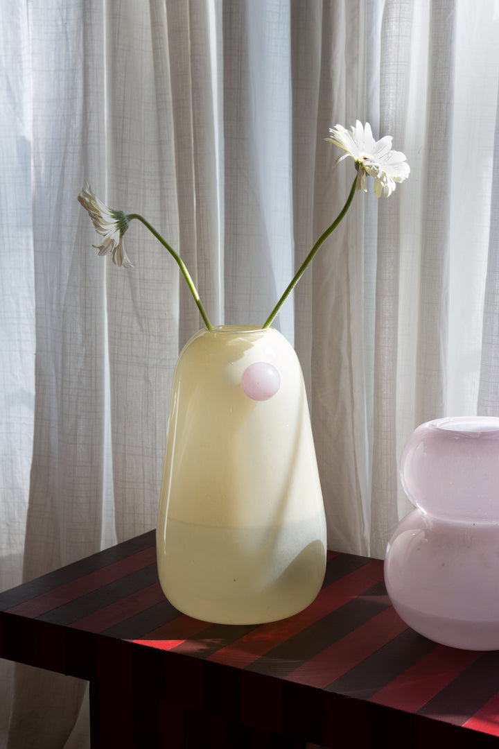Large Inka Vase in Vanilla