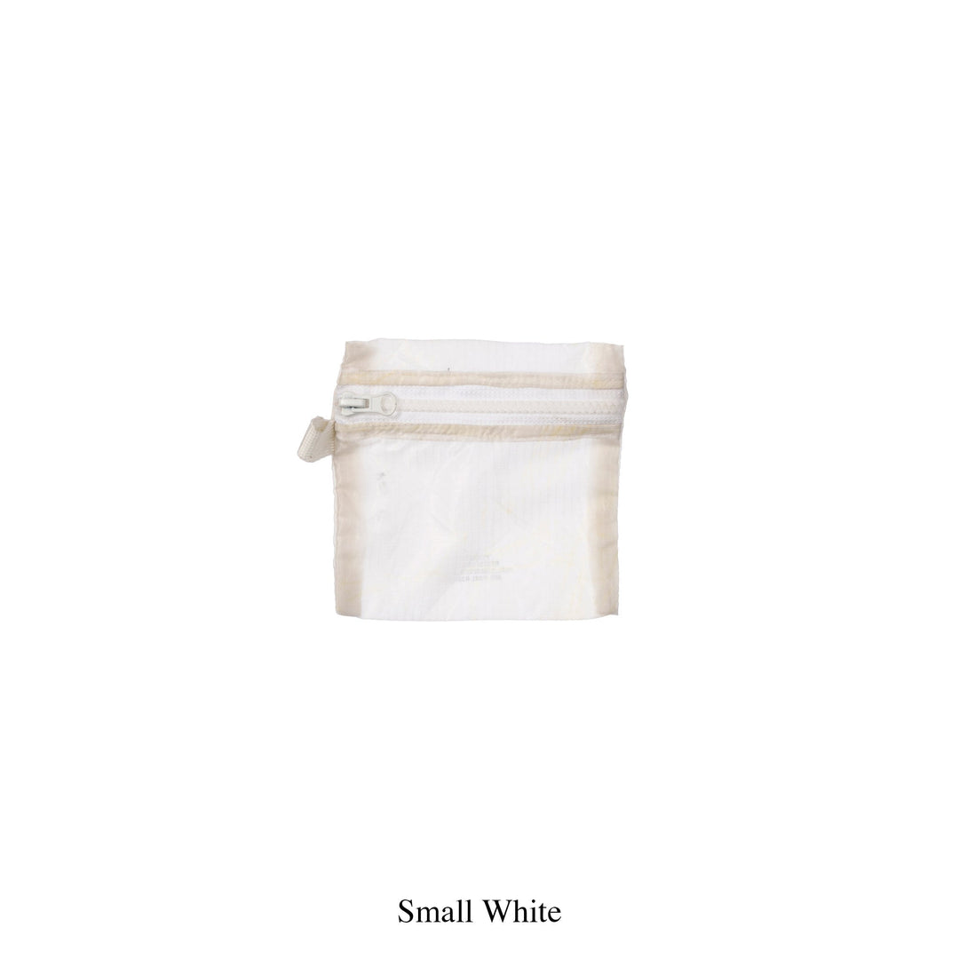 vintage parachute light pouch small white design by puebco 3