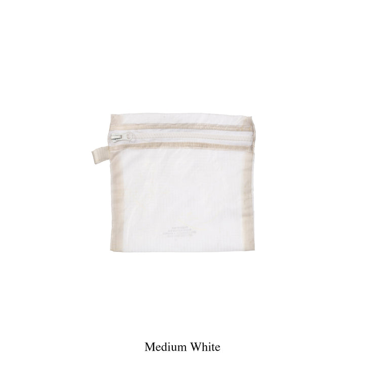 vintage parachute light pouch medium white design by puebco 3