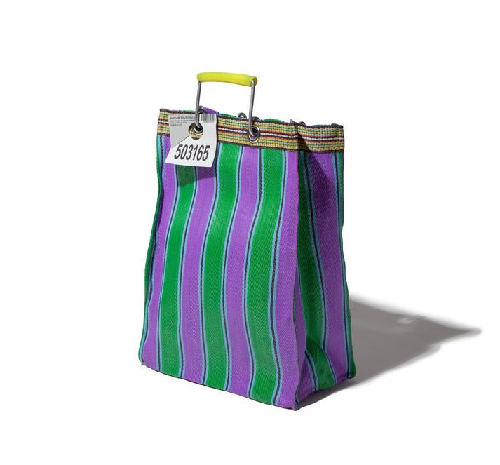 recycled plastic stripe bag rectangle d15 by puebco 503332 6
