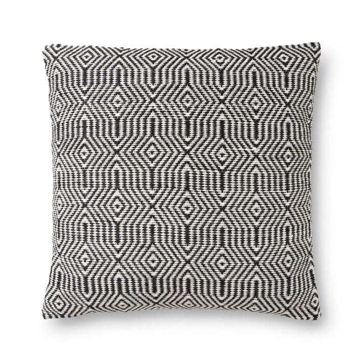Black / White Pillow Flatshot Image 1