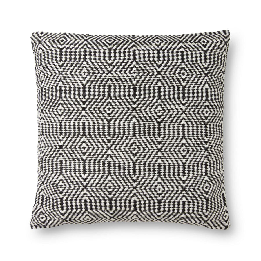 Black / White Pillow Flatshot Image 1