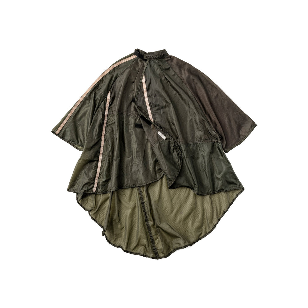 vintage parachute barber cape 3