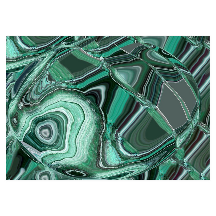 Malachite Wrapping Paper