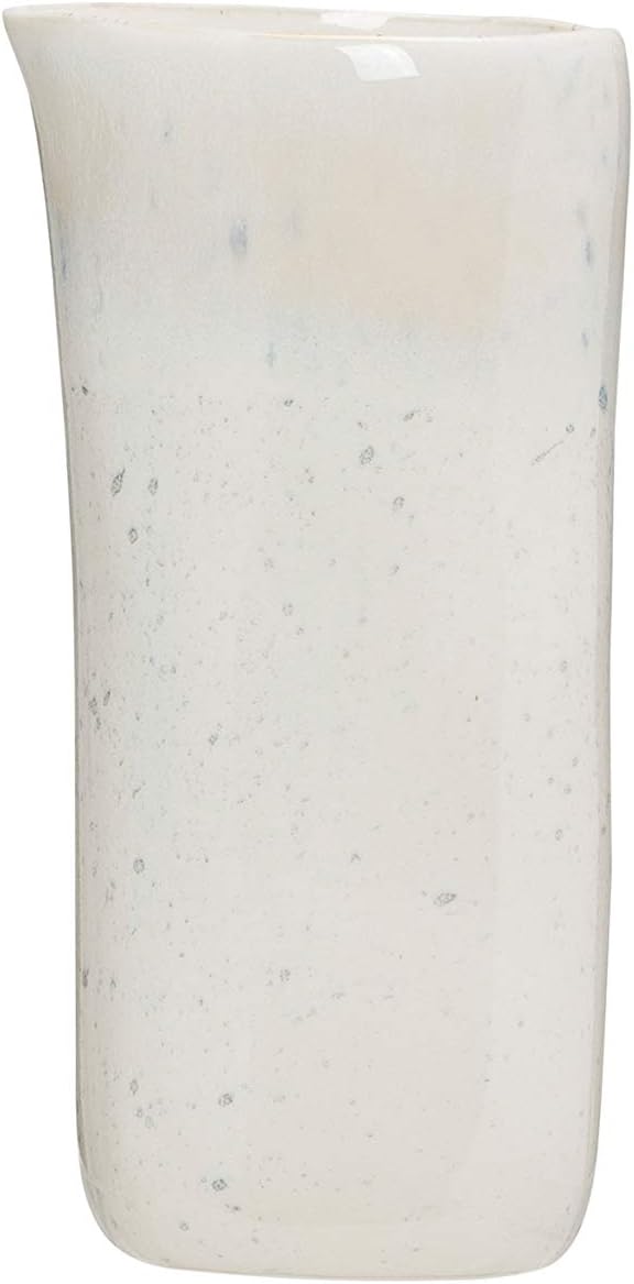 White with Blue Spots Porcelain Pitcher