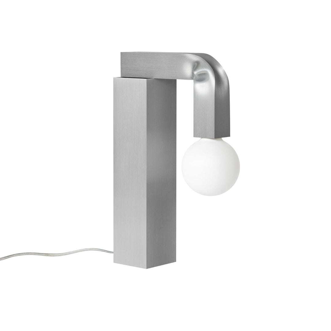 Knuckle Table Lamp Brushed Aluminum