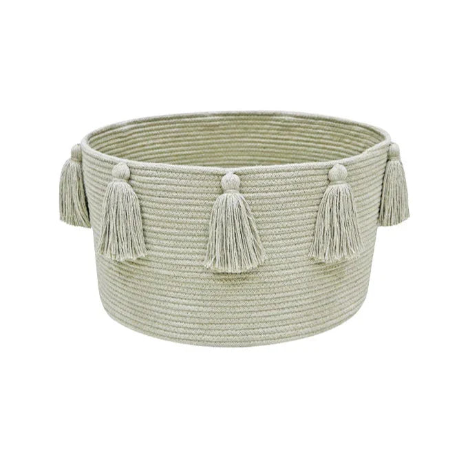 Tassels Basket Lorena Canals Bsk Tasse Bsg 5