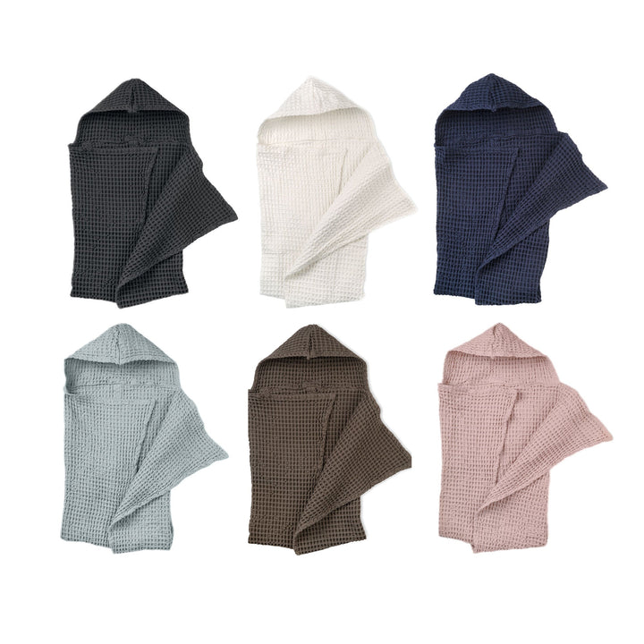 big waffle baby towel in multiple colors design by the organic company 13