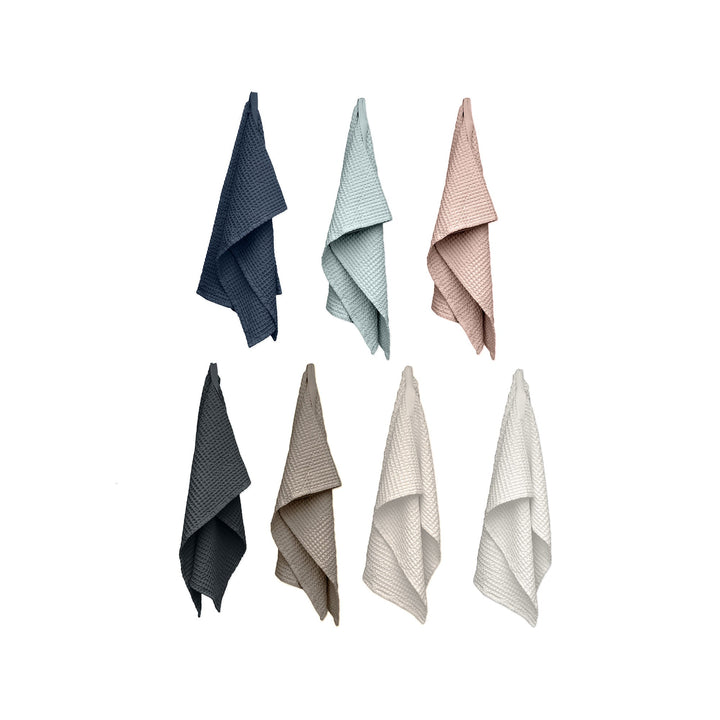 big waffle medium towel in multiple colors design by the organic company 15