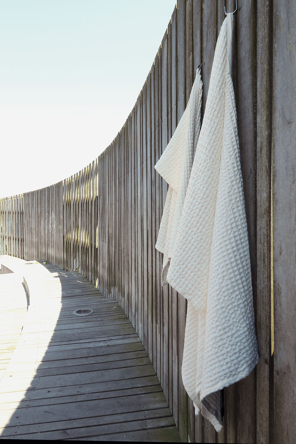 big waffle medium towel in multiple colors design by the organic company 24