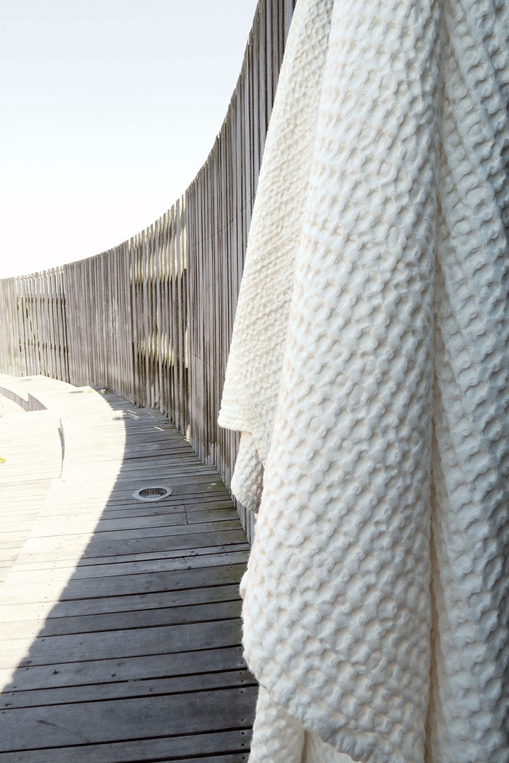 big waffle medium towel in multiple colors design by the organic company 23