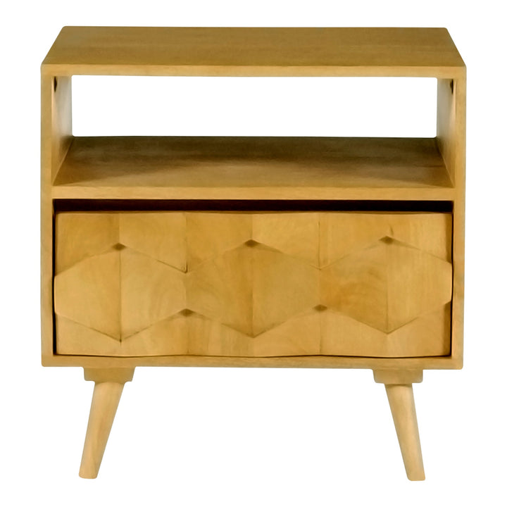 o2 golden mango wood nightstand 1