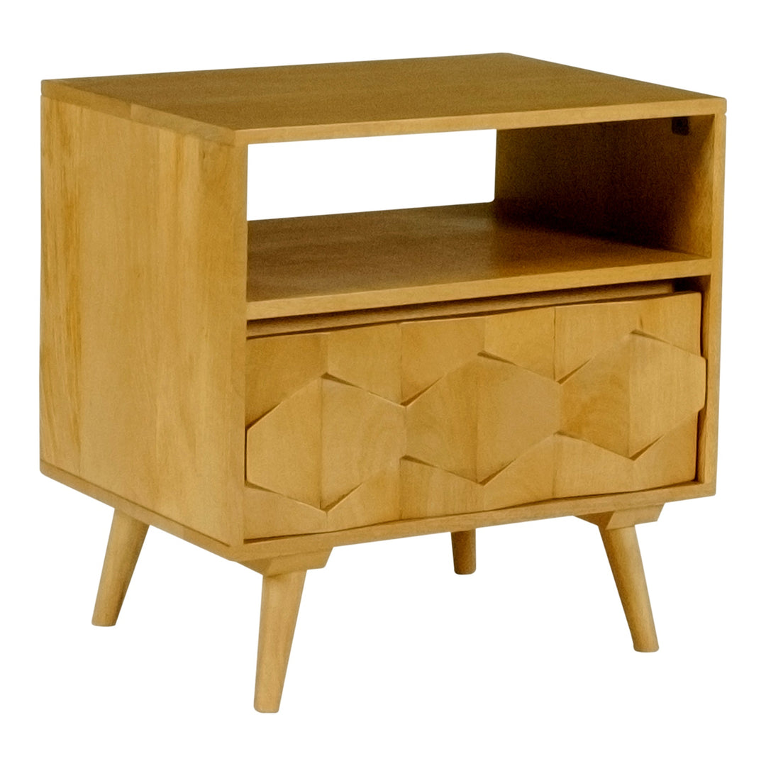 o2 golden mango wood nightstand 2