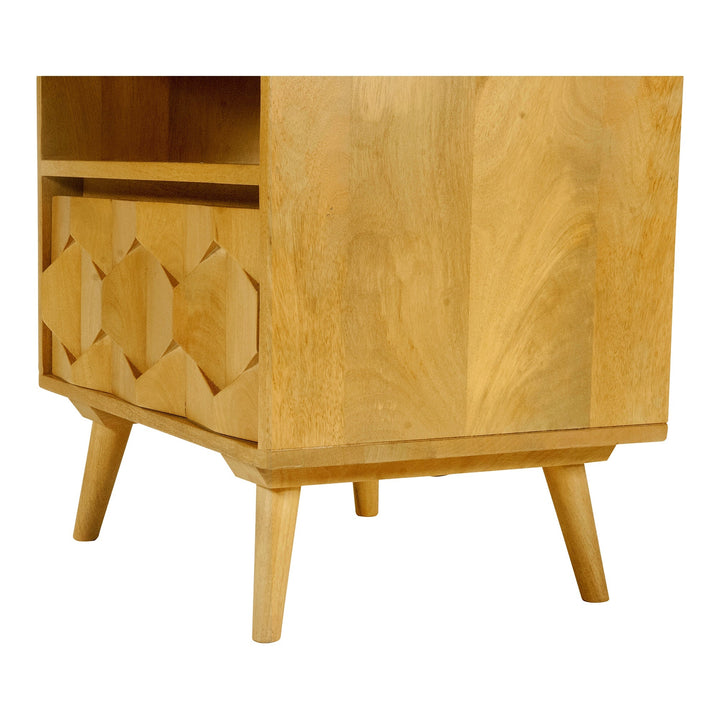 o2 golden mango wood nightstand 5