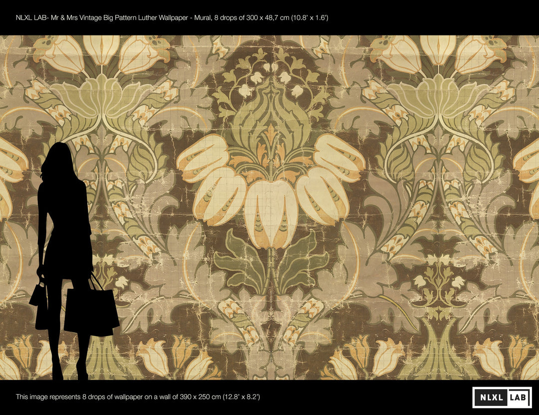 Big Pattern Luther Wall Mural by Mr. and Mrs. Vintage for NLXL
