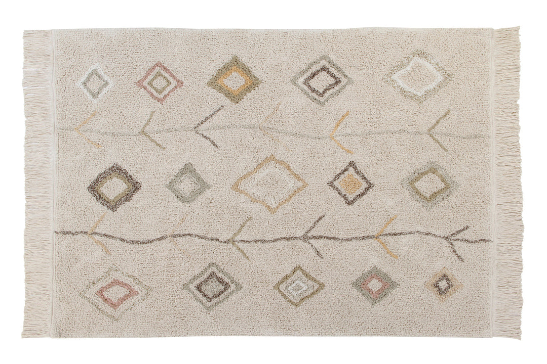 kaarol earth washable rug by lorena canals c kaa nat 1