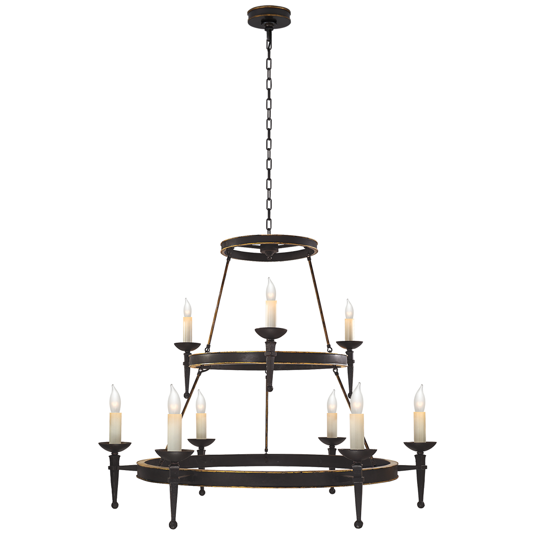 Dorset Large Torch Chandelier by Chapman & Myers