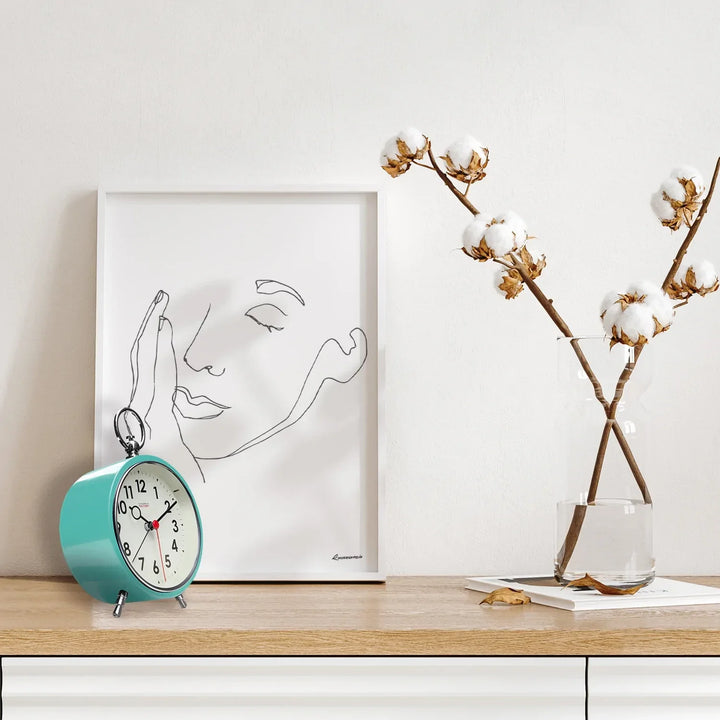 factory turquoise xl wall clock by cloudnola sku0190 4