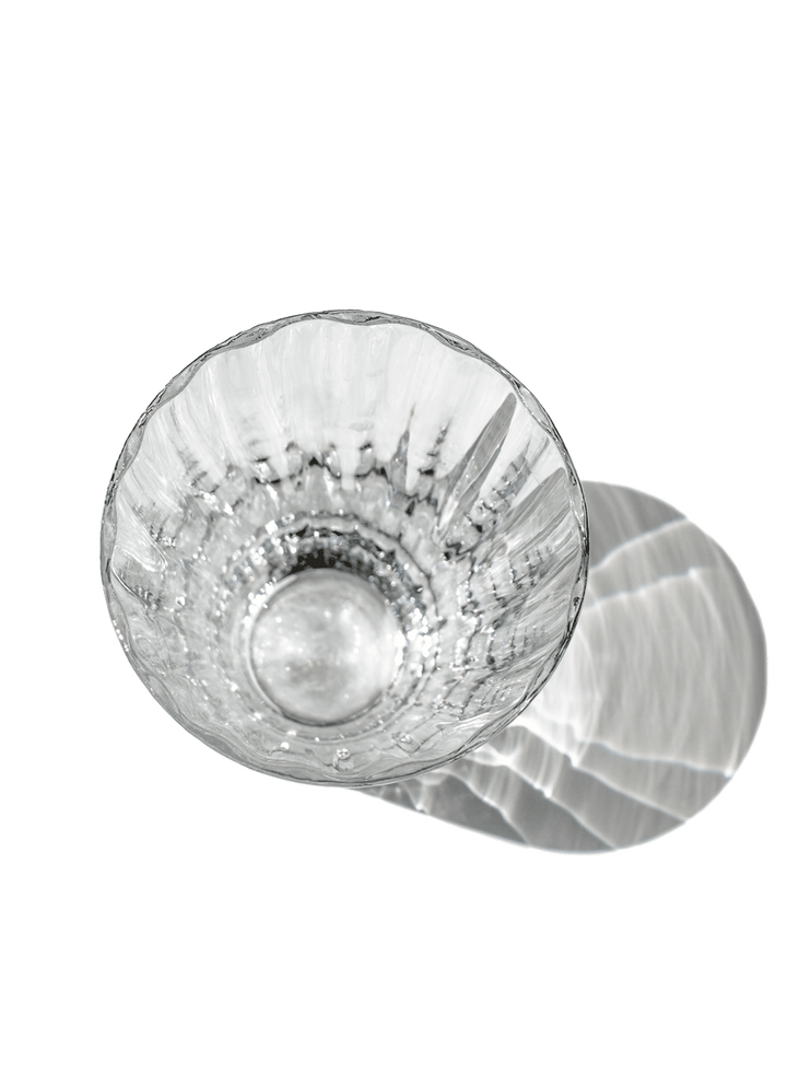 Yuka Groove Glass Set in Clear