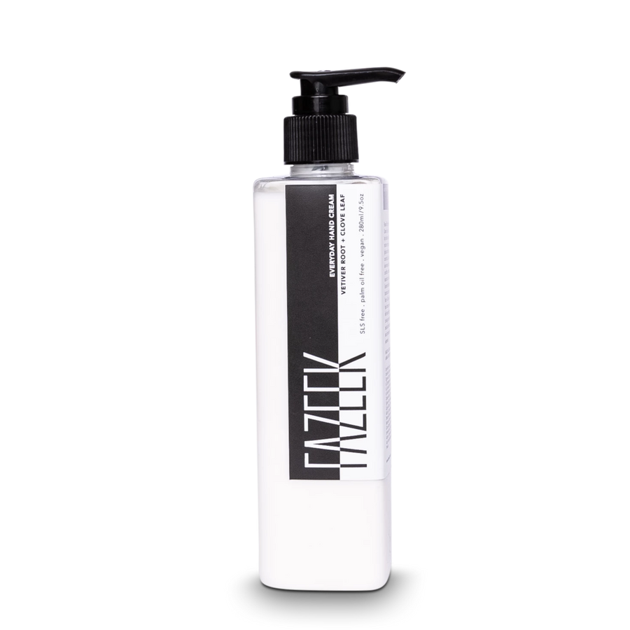 everyday hand cream in vetiver root clove leaf design by fazeek 1