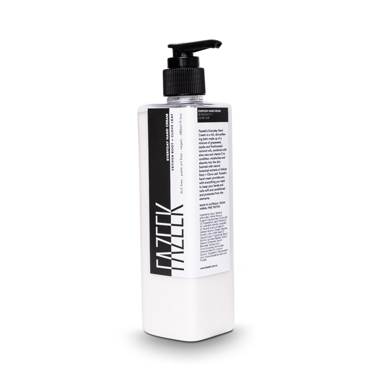 everyday hand cream in vetiver root clove leaf design by fazeek 2