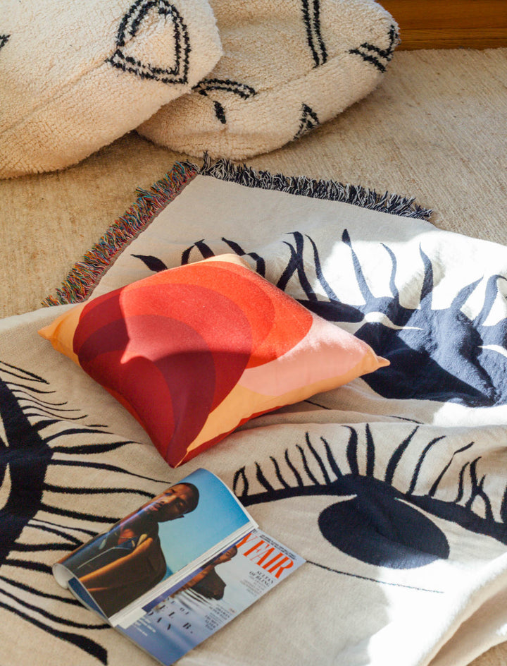 Third Eye Woven Throw Blankets