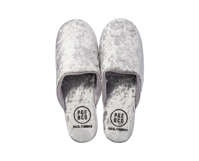 velvet slipper large silver design by puebco 7