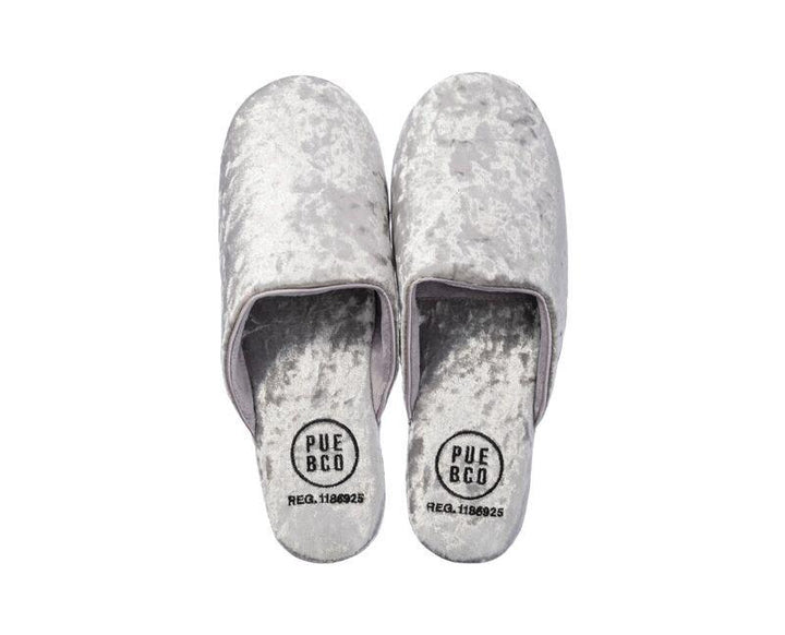 velvet slipper large silver design by puebco 7